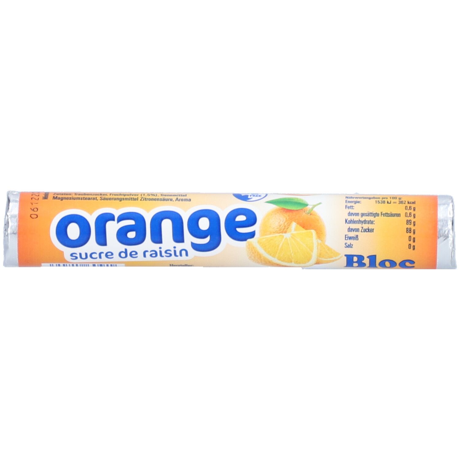 Bloc® Traubenzuckerrolle Orange Roller 1 St