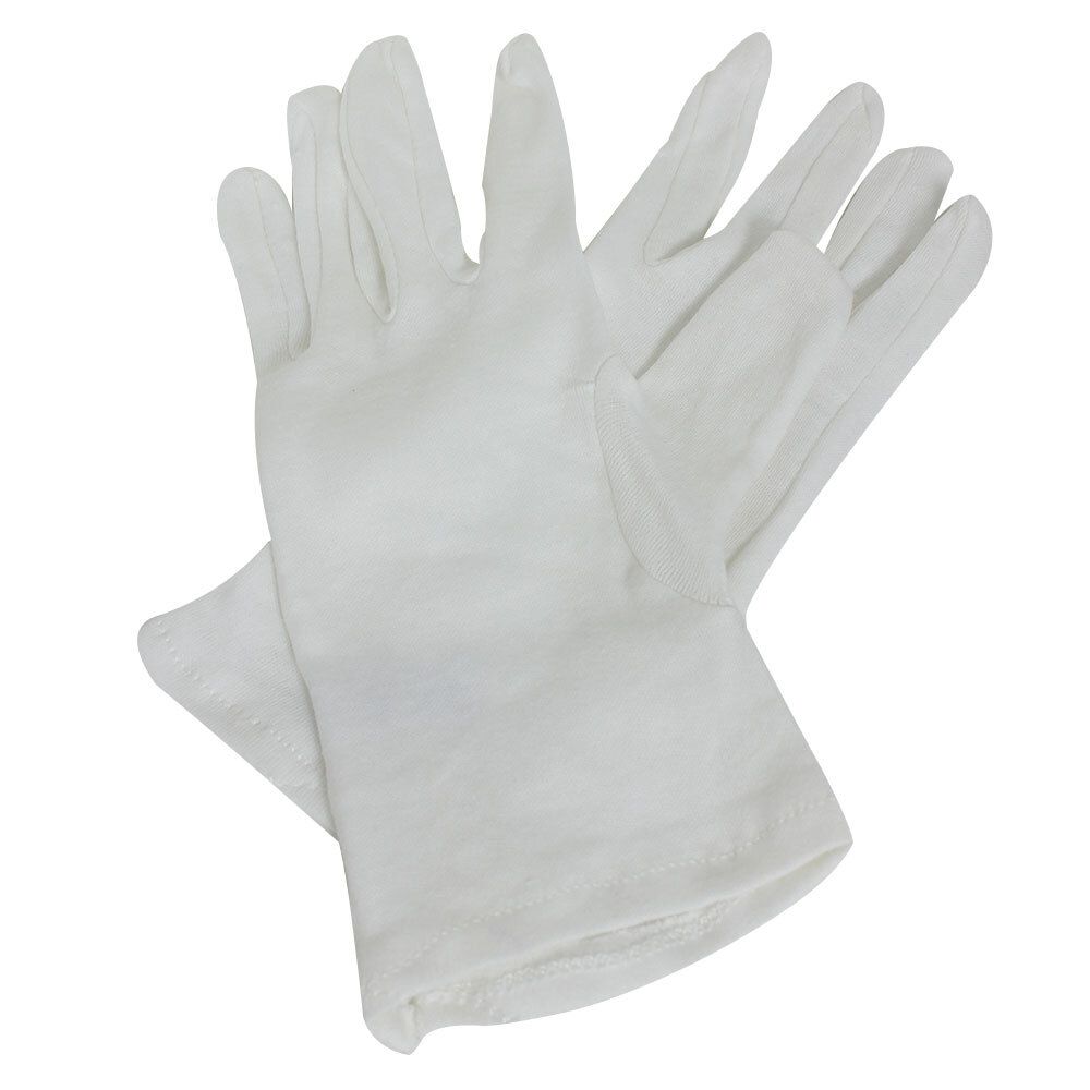 Frank® Zwirnhandschuhe aus Baumwoll-Trikot weiß Gr. 8 Handschuhe 2 St