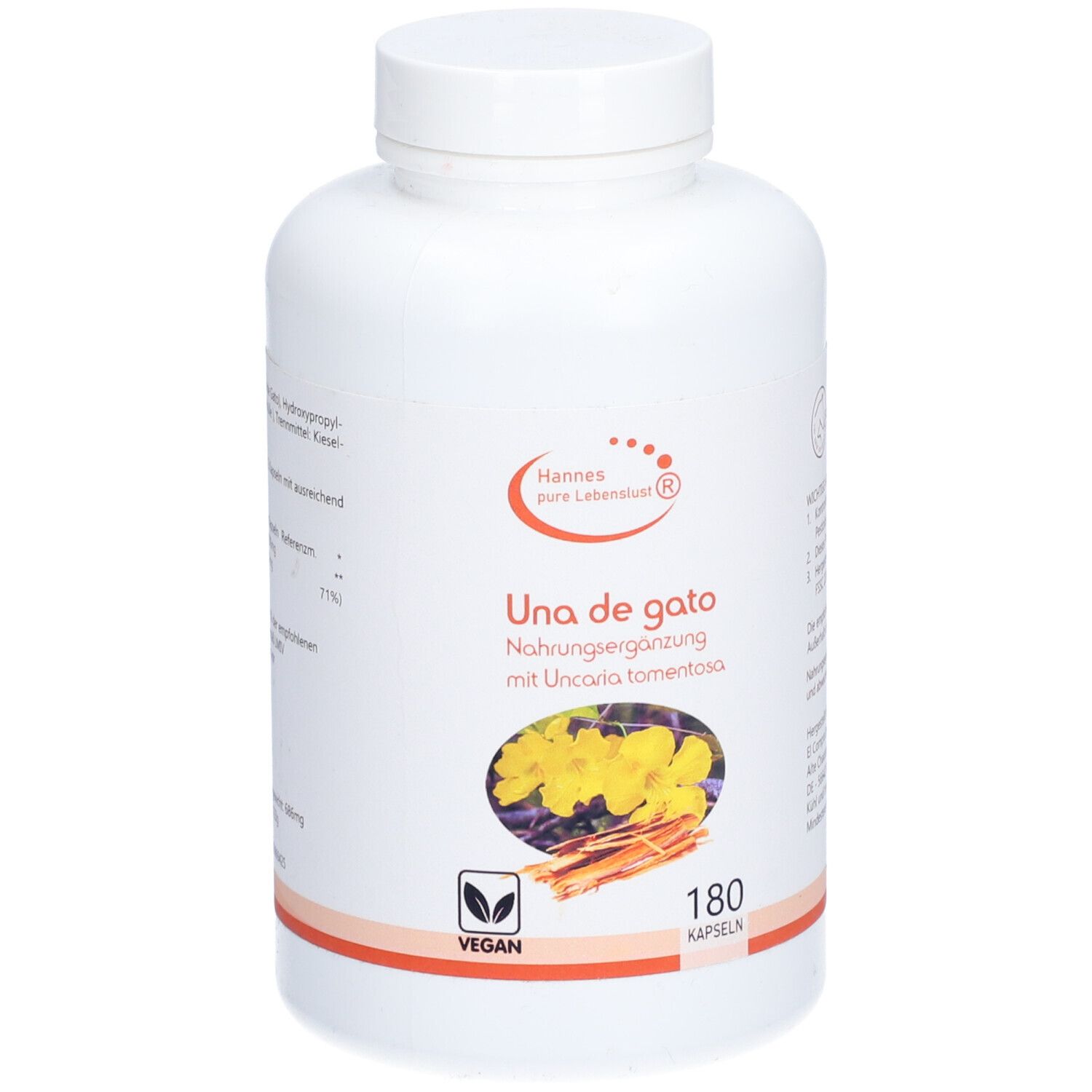 Hannes pure Lebenslust® UNA DE Gato Kapseln 180 St