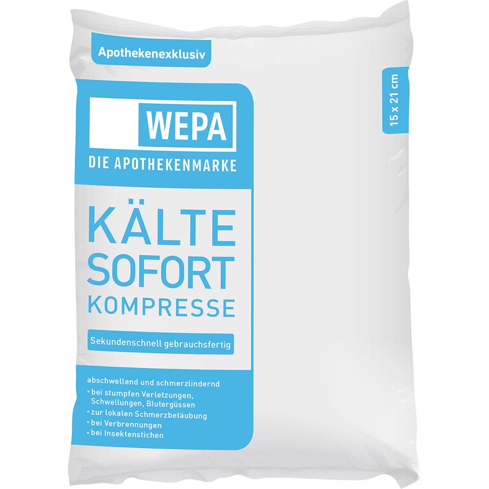 Wepa Einmal-Kälte-Sofort-Kompresse 15 x 21 cm Kompressen 1 St