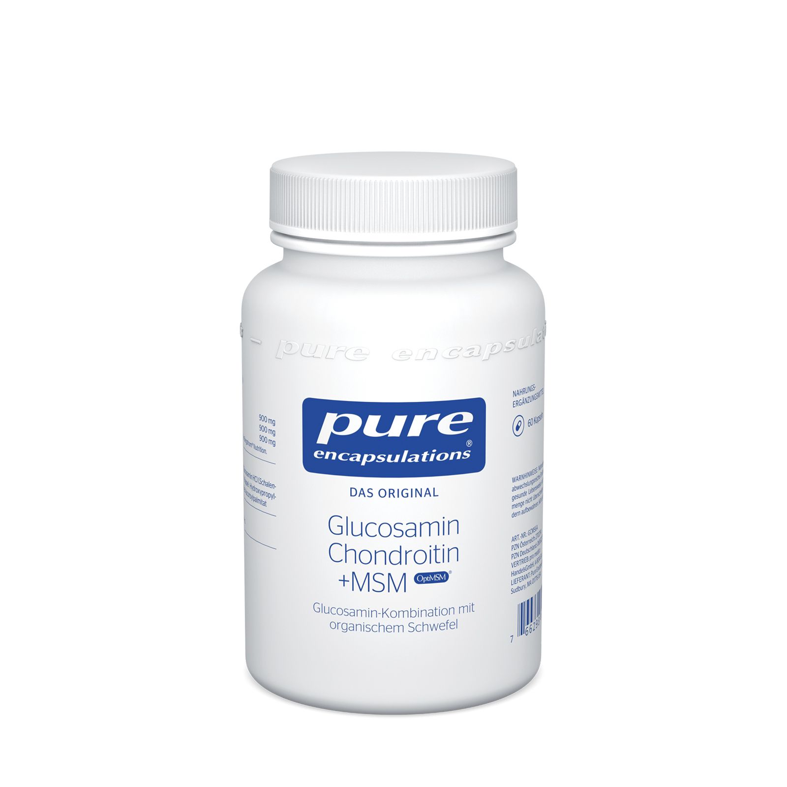 Pure Encapsulations® Glucosamin+Chondroitin+MSM Kapseln 60 St