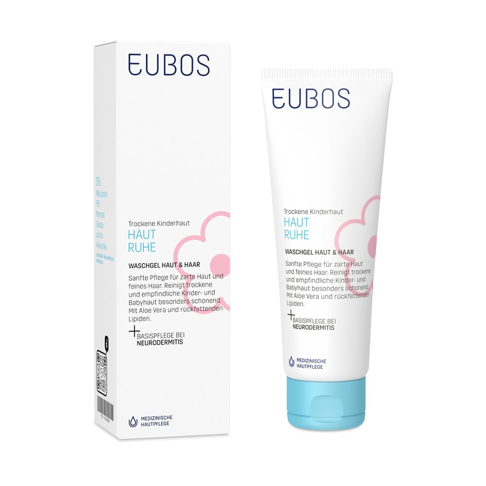 Eubos Haut Ruhe Waschgel & Haar für trockene Kinderhaut empfindliche Babyhaut 125 ml Unisex