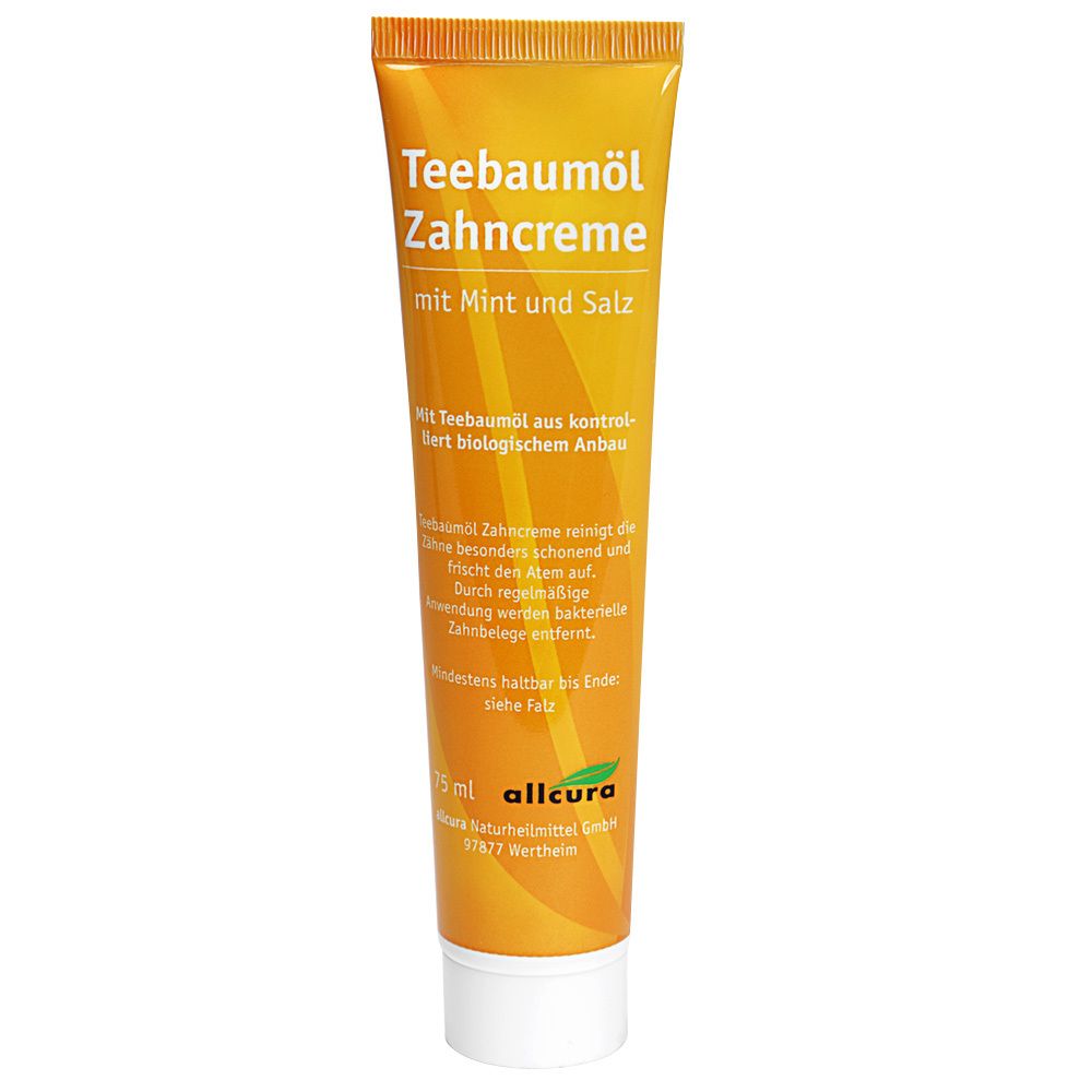 allcura Teebaum Zahncreme Zahnpasta 75 ml