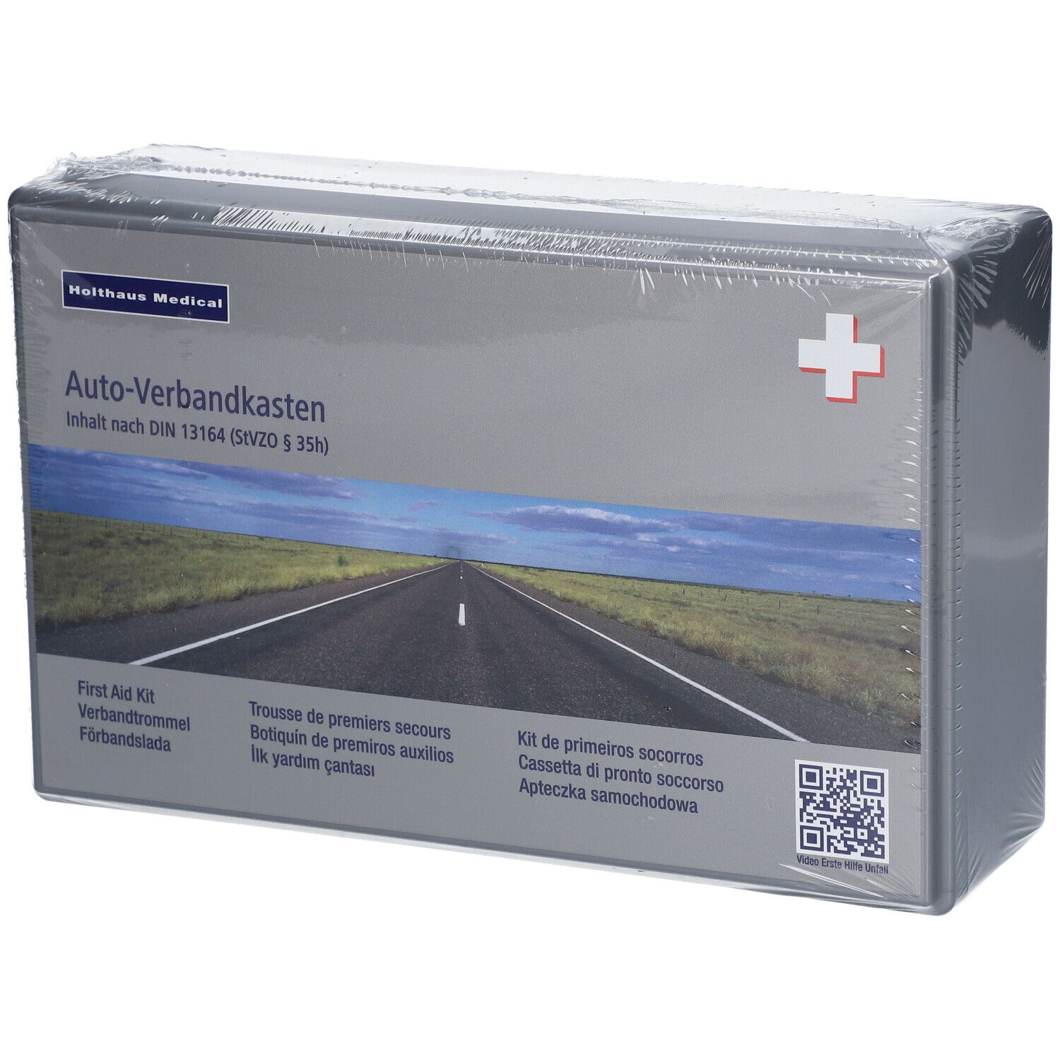 Silber KFZ-Verbandskasten Auto DIN 13164 Set 1 St