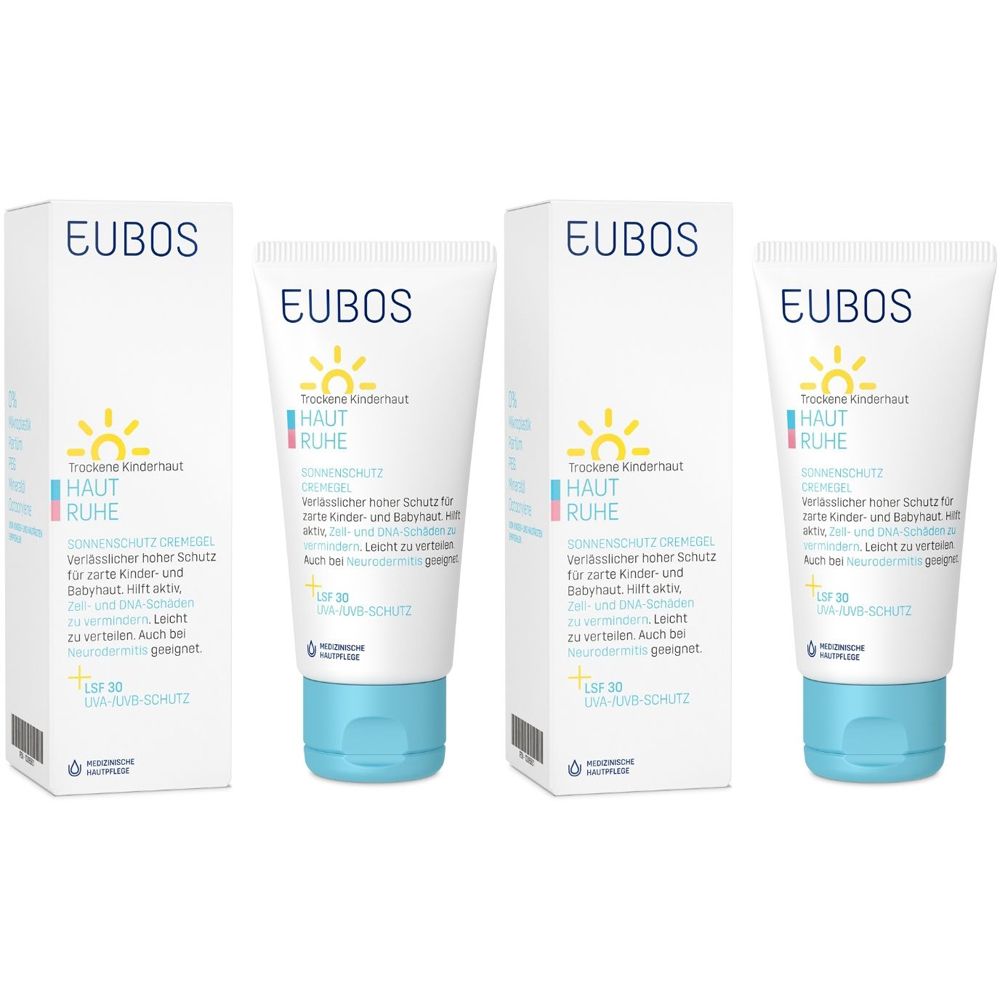 Eubos trockene Kinderhaut CremeGel LSF 30 + UVA Gel 2x50 ml