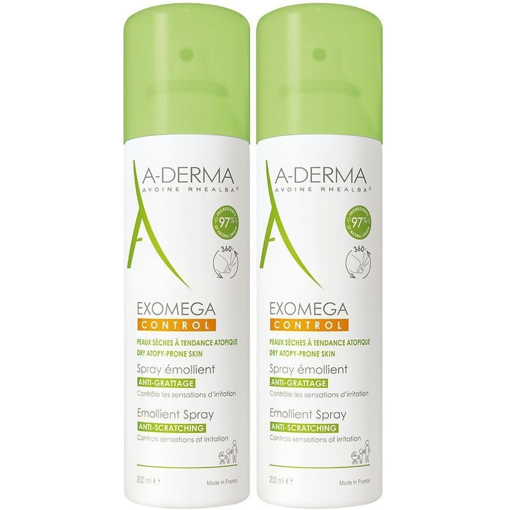 A-Derma Exomega Control Spray 2x200 ml