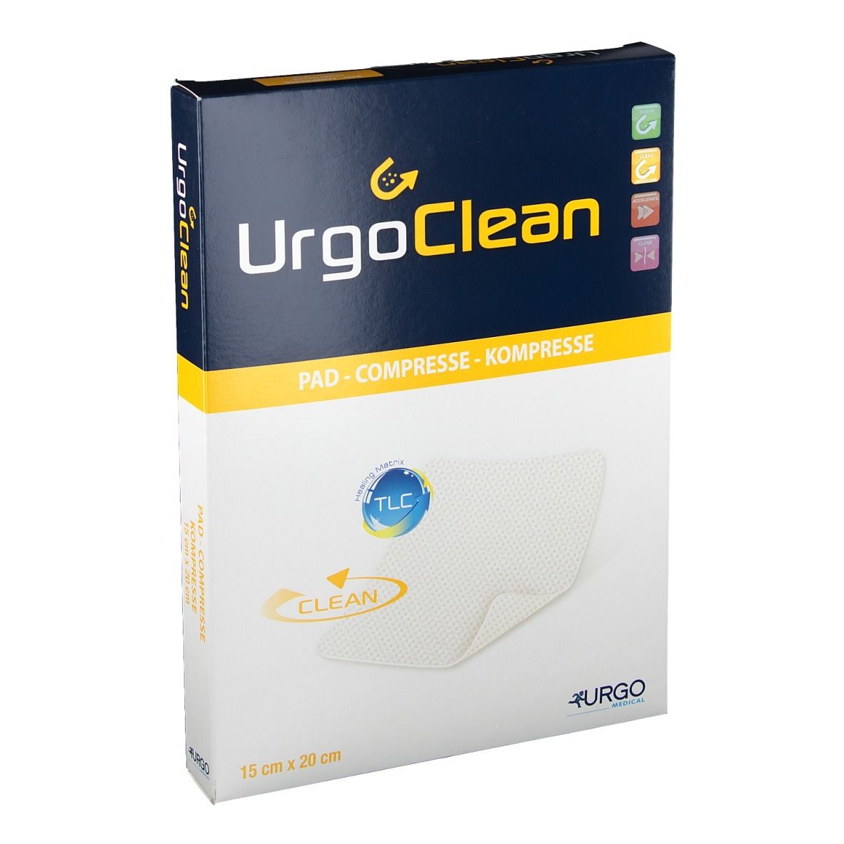 Urgoclean Komp 15X20Cm Kompressen 10 St