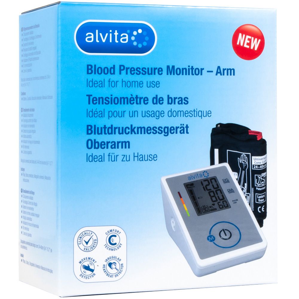 alvita® Oberarm-Blutdruckmessgerät Gerät 1 St