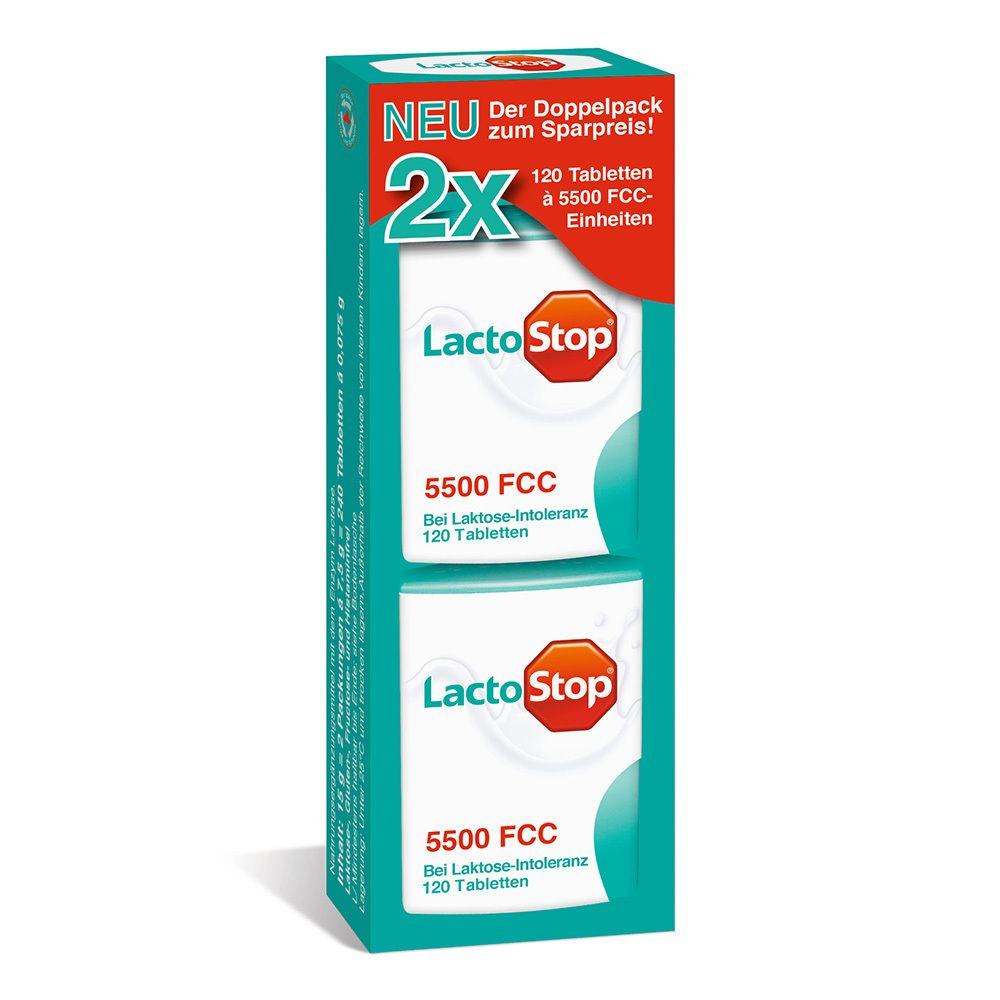 LactoStop® 5.500 FCC Tabletten 2x120 St
