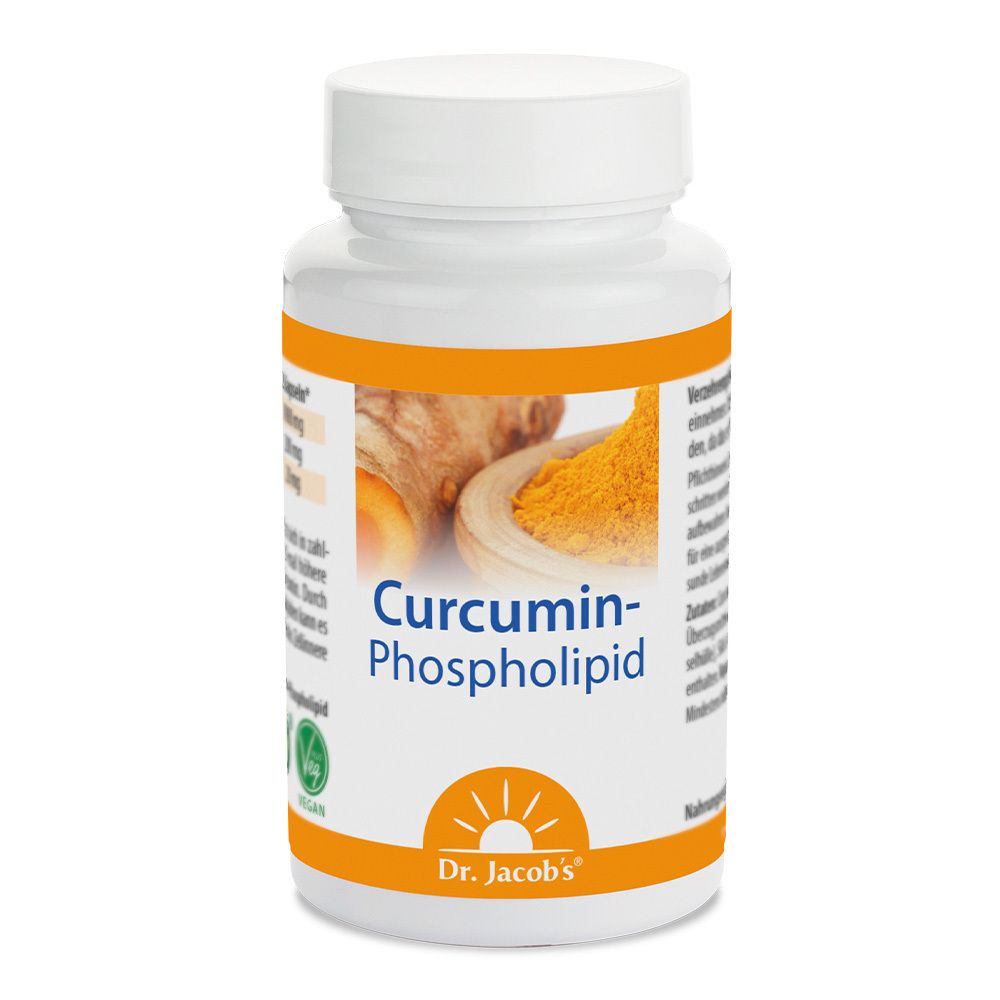 Dr. Jacob's Curcumin-Phospholipid Aus Kurkuma-Extrakt – Optimal Bioverfügbar Kapseln 60 St