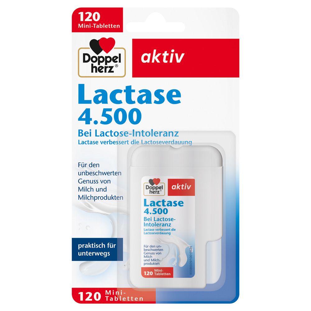 Doppelherz® aktiv Lactase 4.500 Tabletten 120 St