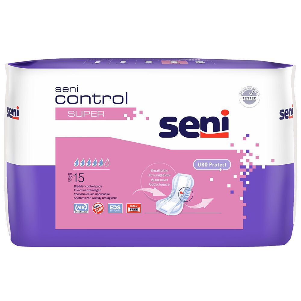 Seni Control Einlagen Super 12x15 St Unisex