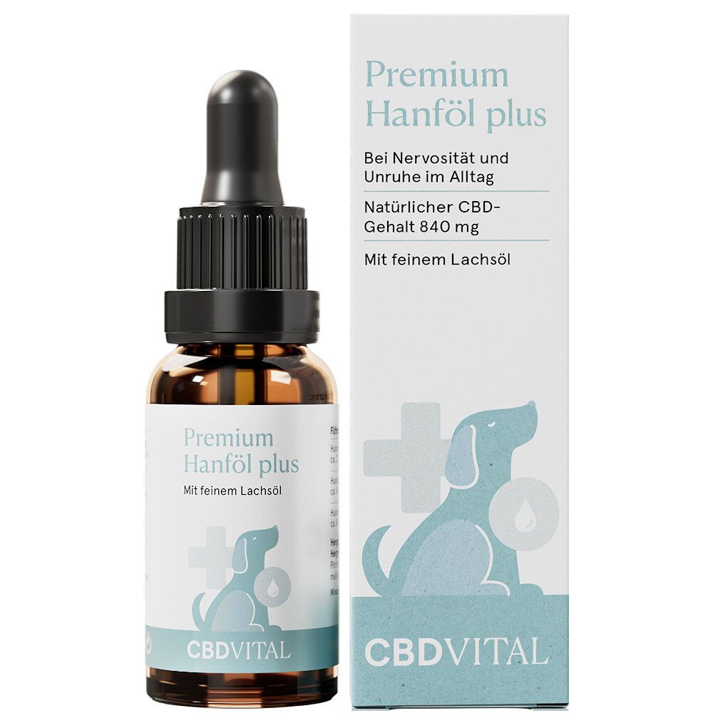 CBD Vital Hanföl für Hunde 4,2% Tropfen 20 ml