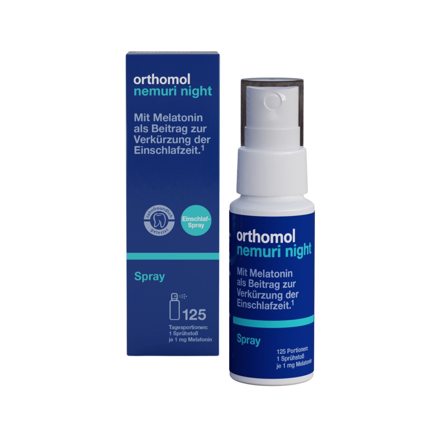 Orthomol Nemuri night - zur Verkürzung der Einschlafzeit Einschlafspray mit Melatonin und Passionsblumen-Extrakt Spray 25 ml