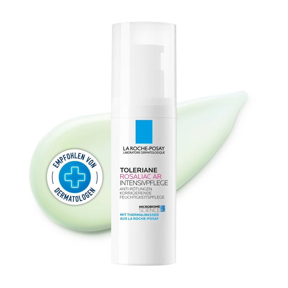 La Roche Posay Toleriane Rosaliac AR Intensivpflege: Leichte Feuchtigkeitspflege mit ausgleichendem Grünton für zu Rötungen und Rosazea neigende