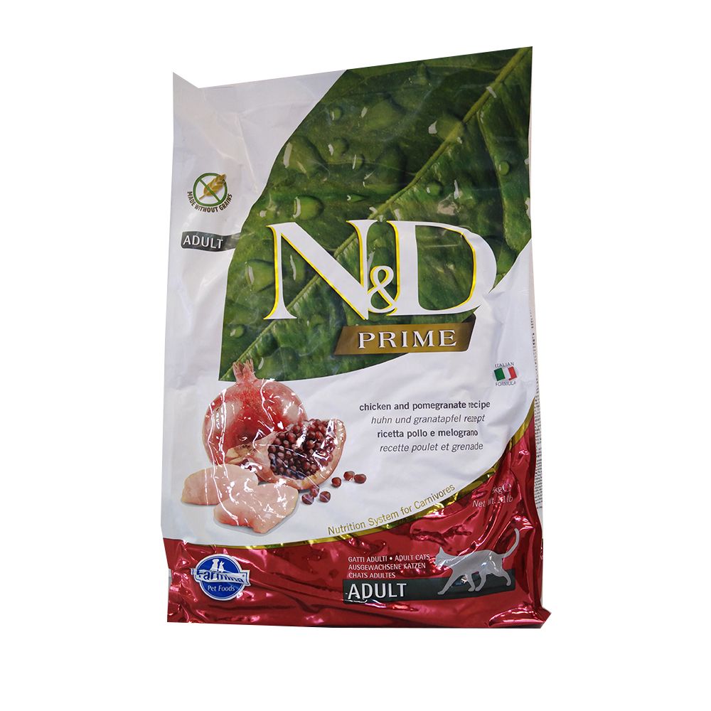 Trockenfutter Farmina N&D Prime Huhn & Granatapfel - Katze Adult Pellets 5000 g