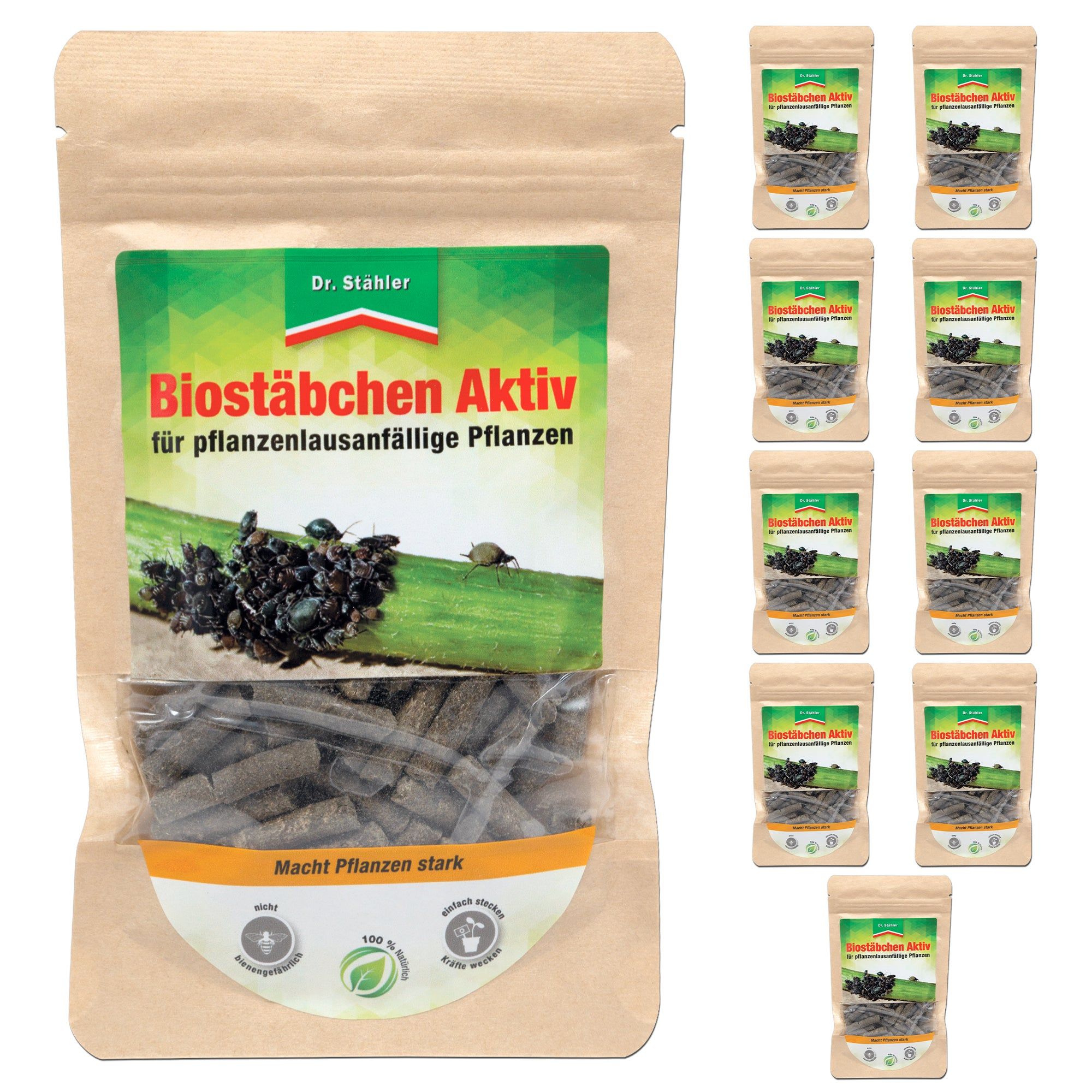 Silberkraft Biostäbchen Aktiv Hochwirksames Pflanzenstärkungsmittel Stäbchen 10x50 g