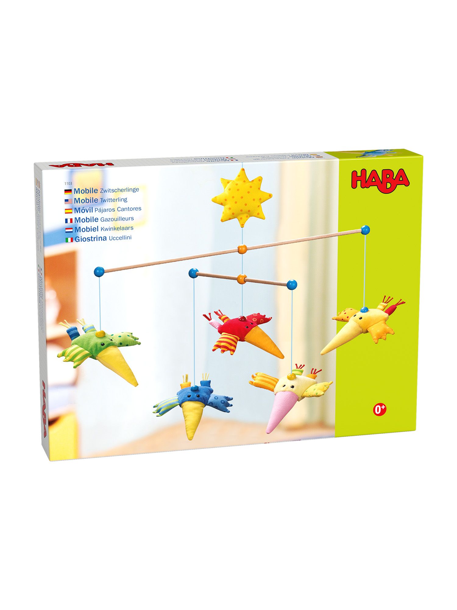 Haba Lernspielzeug Mobile Zwitscherlinge 1 St