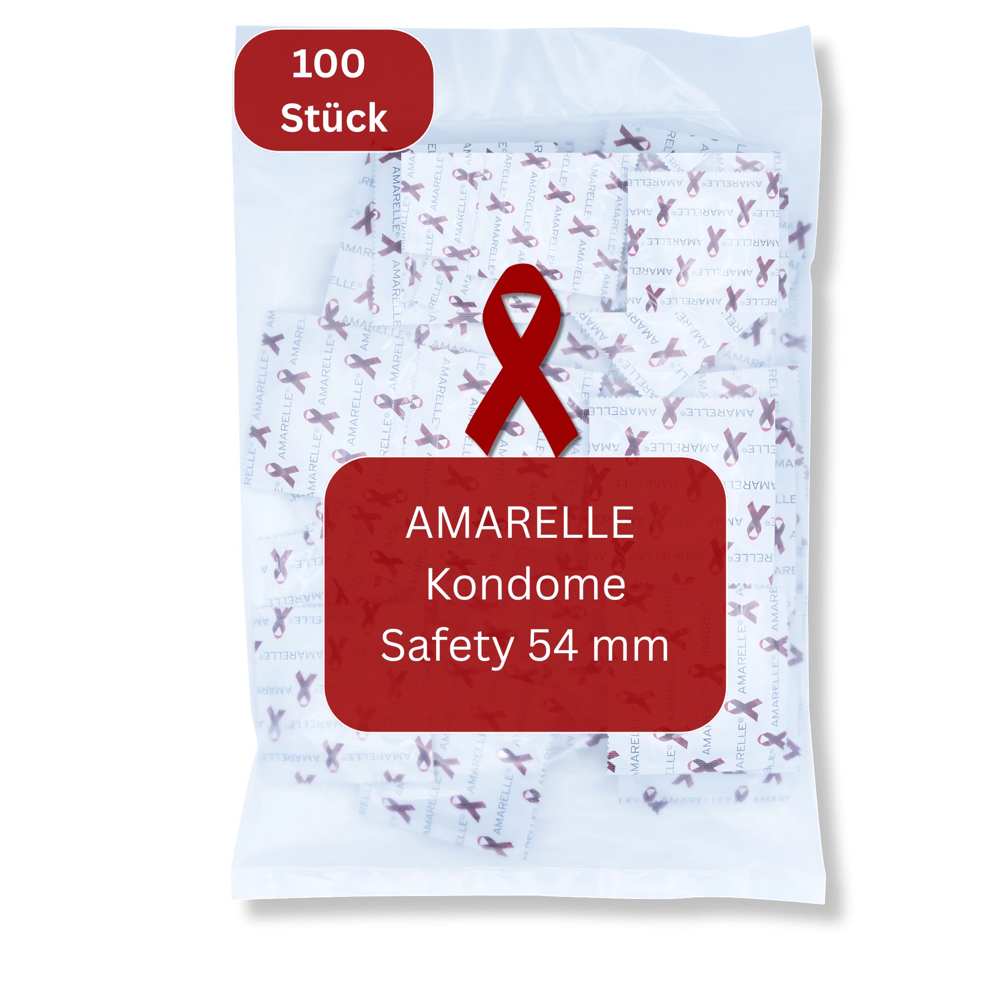 Amarelle Beutel *Safety 54* Kondome 100 St transparent