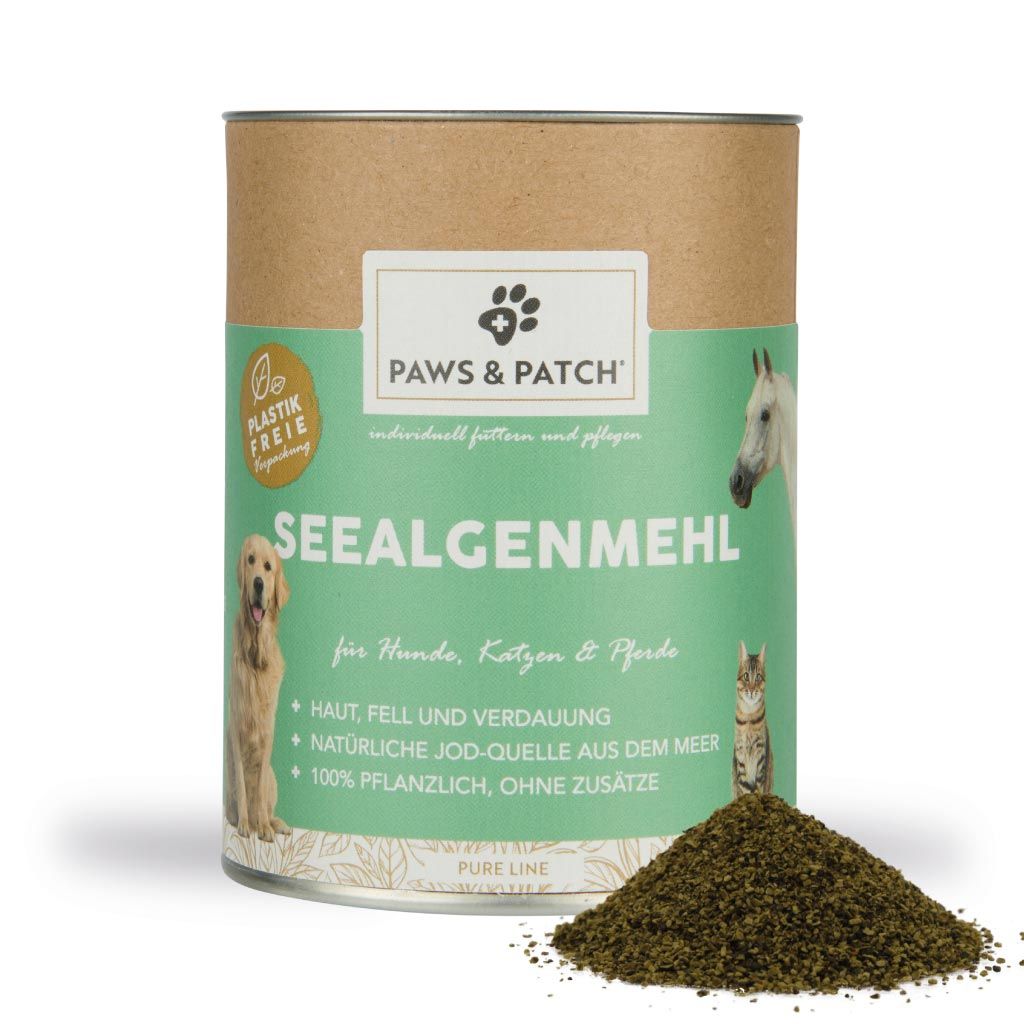 Paws&Patch Seealgenmehl für Hunde, Katzen und Pferde Pulver 250 g