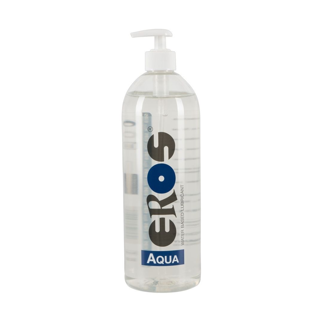 Gleitgel 'Aqua“ auf Wasserbasis | Latexkondomsicher Eros Gleitmittel 1 l