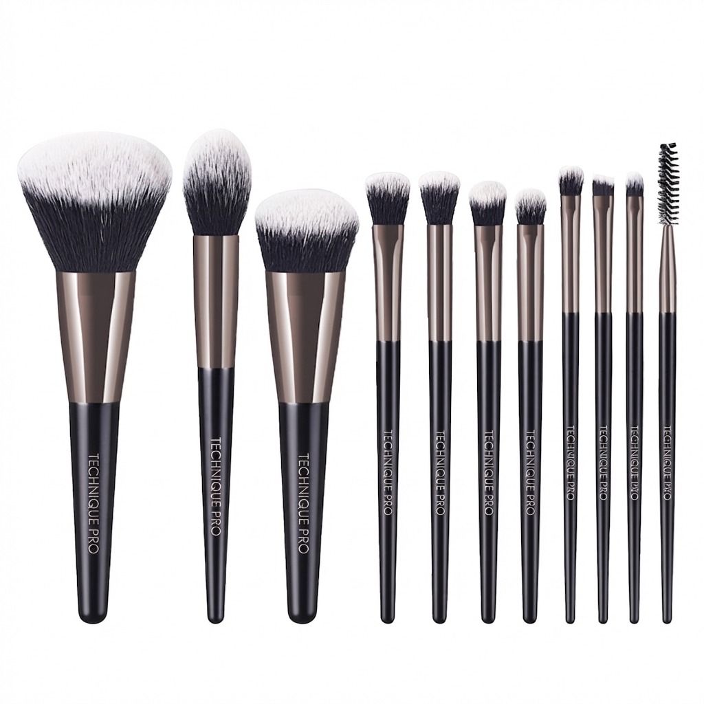 Technique PRO Panther Make-up-Pinsel-Set - 10 Make-up-Pinsel 1 St