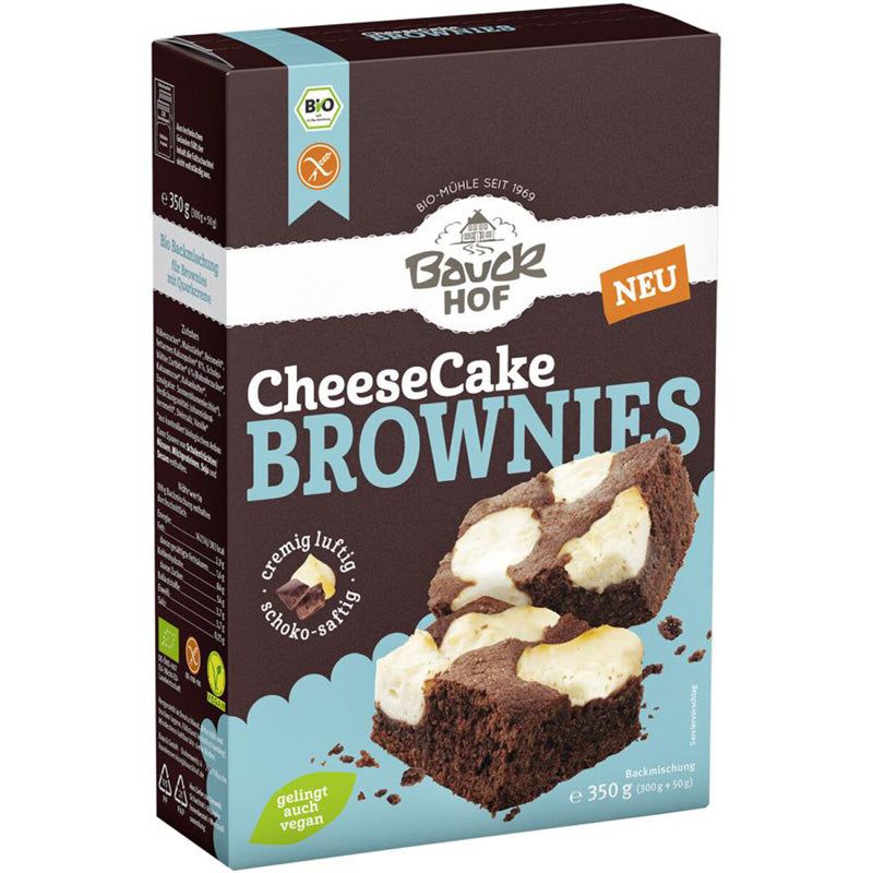 Bauckhof Backmix Cheesecake Brownies glutenfrei Kapseln 350 g