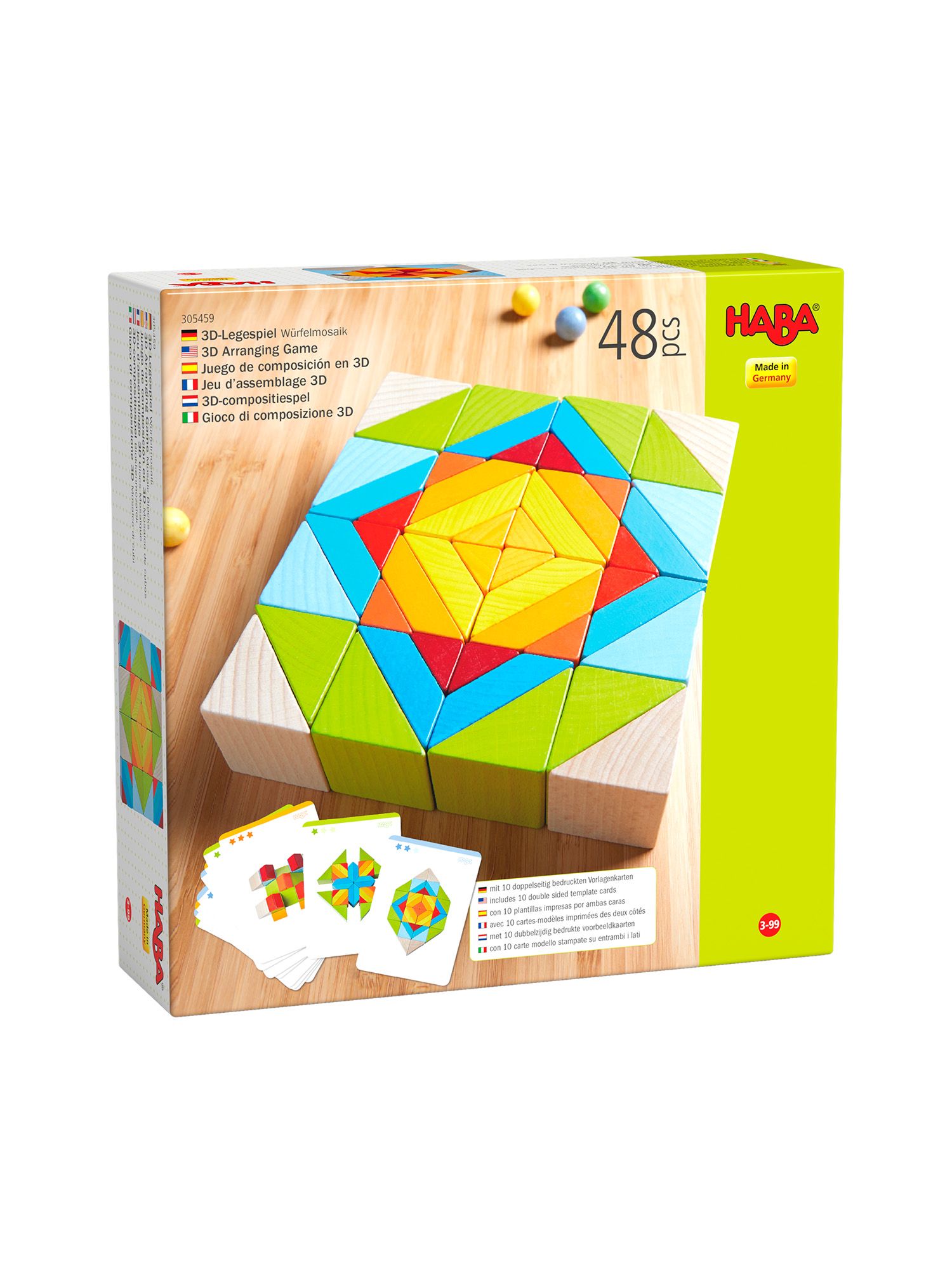 Haba Spielbausteine Kreativbausteine Würfelmosaik 1 St