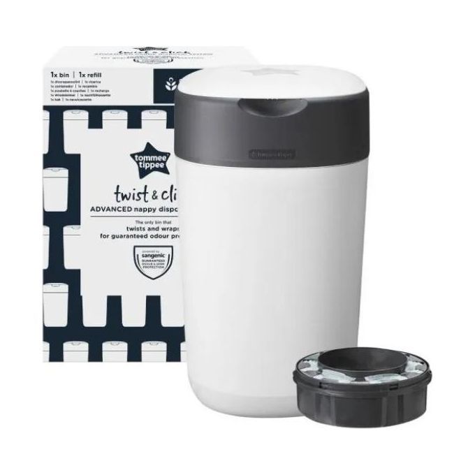 Tommee Tippee Windeleimer Twist&Click Sangenic weiß 1 St