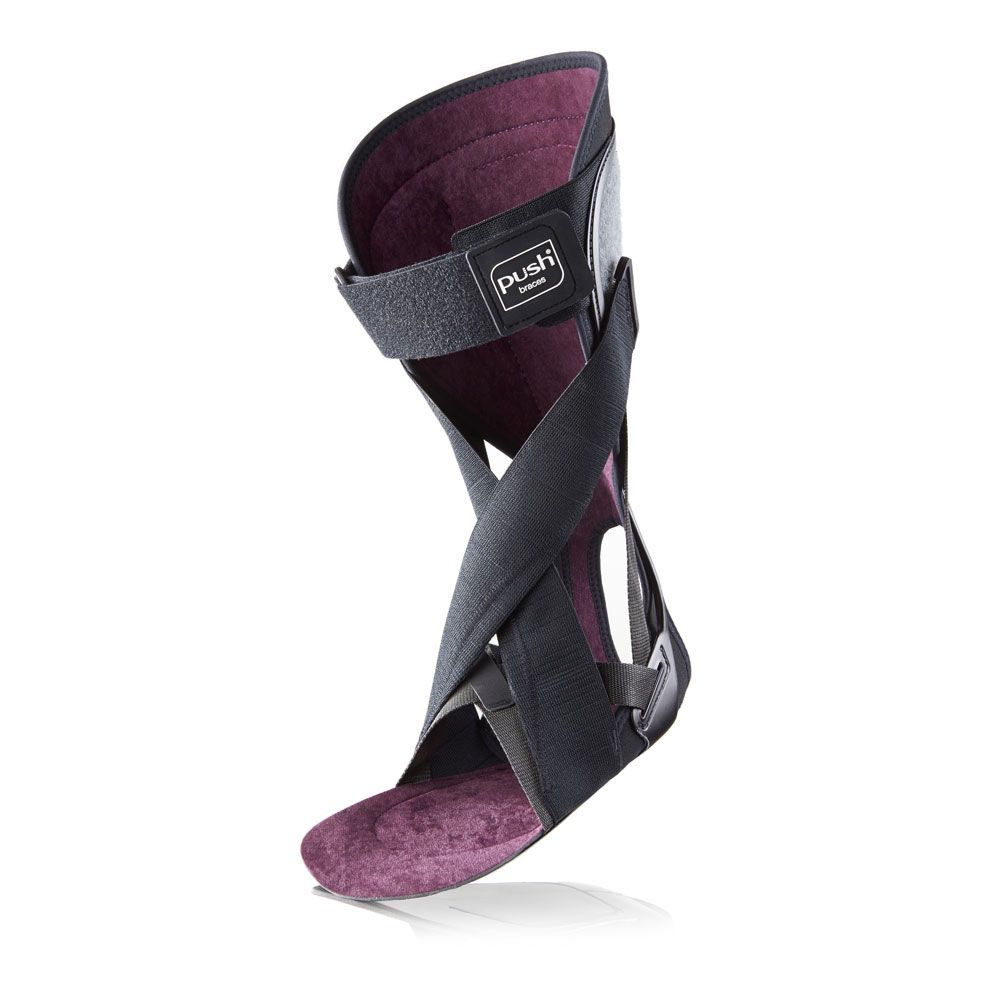 Ofa Push ortho Fußheberorthese AFO 1 St schwarz_aubergine