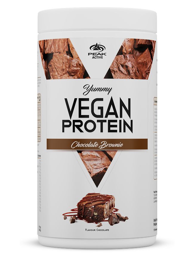 Peak Yummy Vegan Protein - Geschmack Chocolate Brownie Pulver 0,45 kg