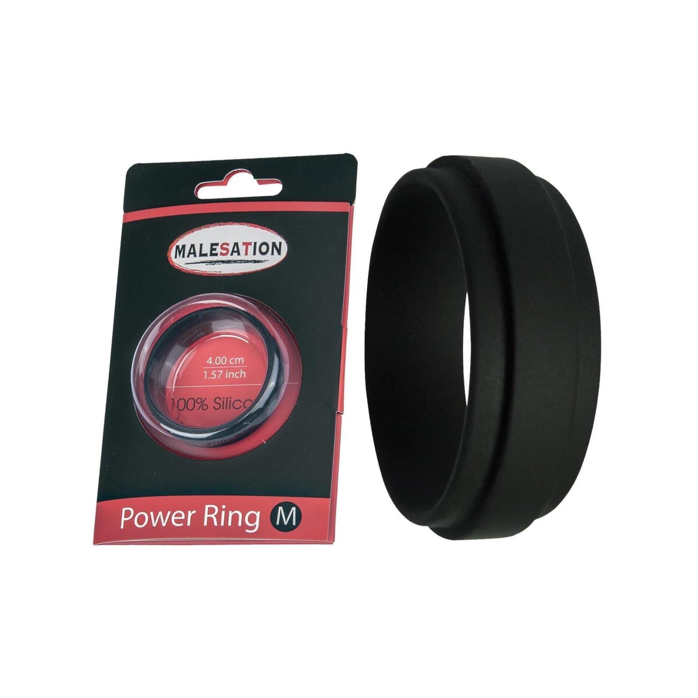 Malesation - Power Ring Penisring 1 St schwarz