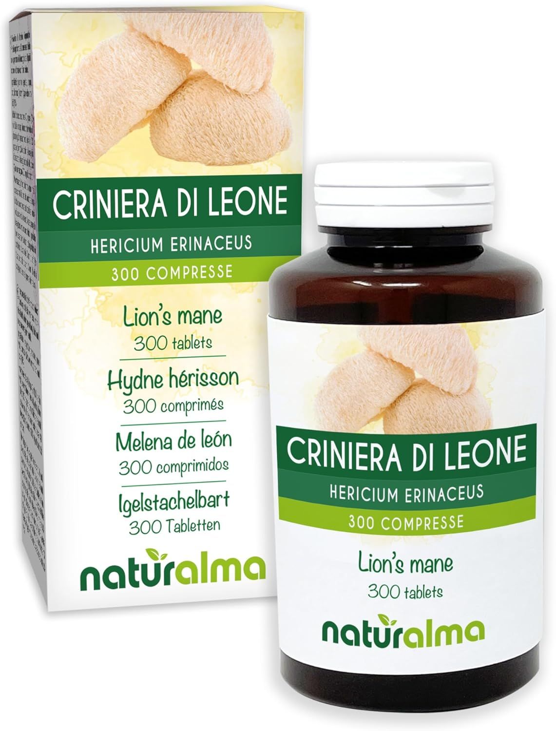 Naturalma Löwenmähne Igelstachelbart Tabletten 300 St