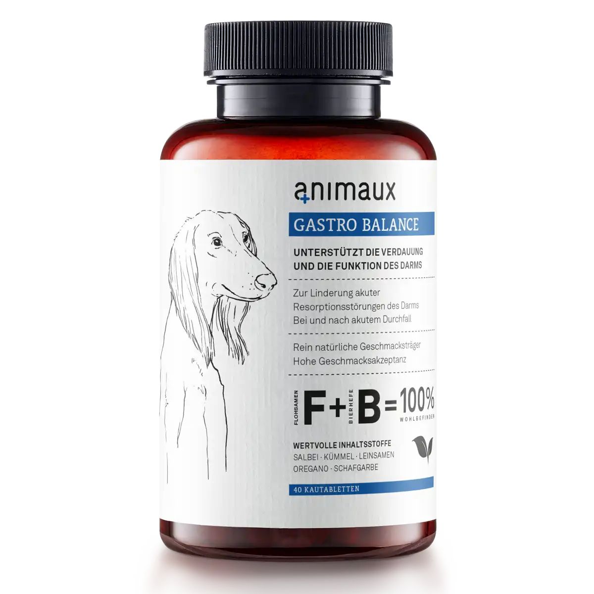 Animaux Gastro Balance - Diät-Ergänzungsfuttermittel Für Den Hund Und Seinen Darm Kautabletten 100 G