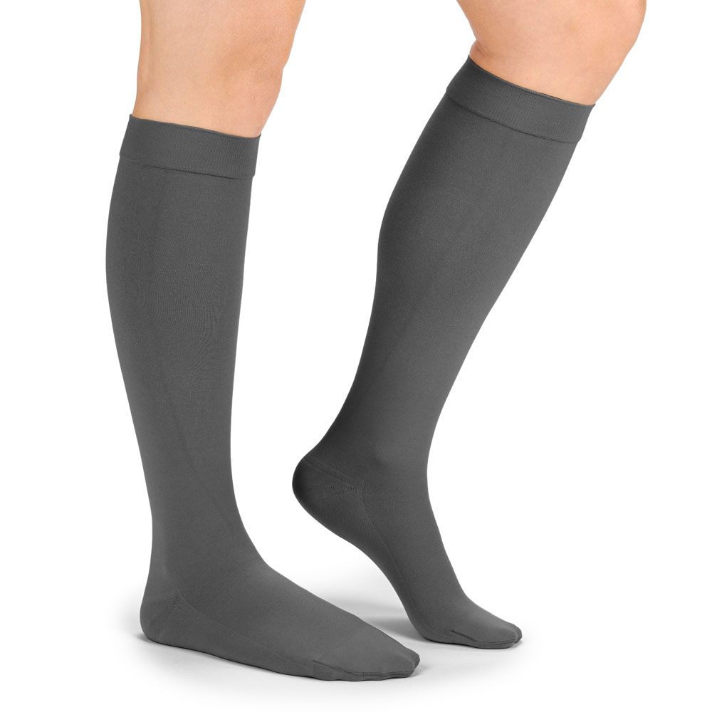 Compressana Leganza Kompressionsstrümpfe AD Ccl1 1 St grau Unisex