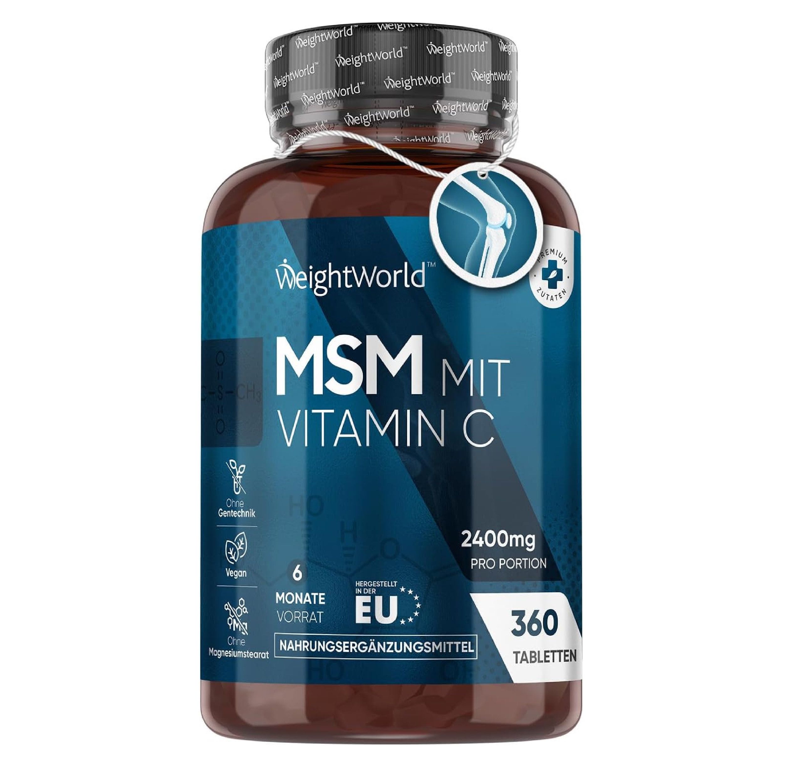 Weightworld Msm Mit Vitamin C 360 St