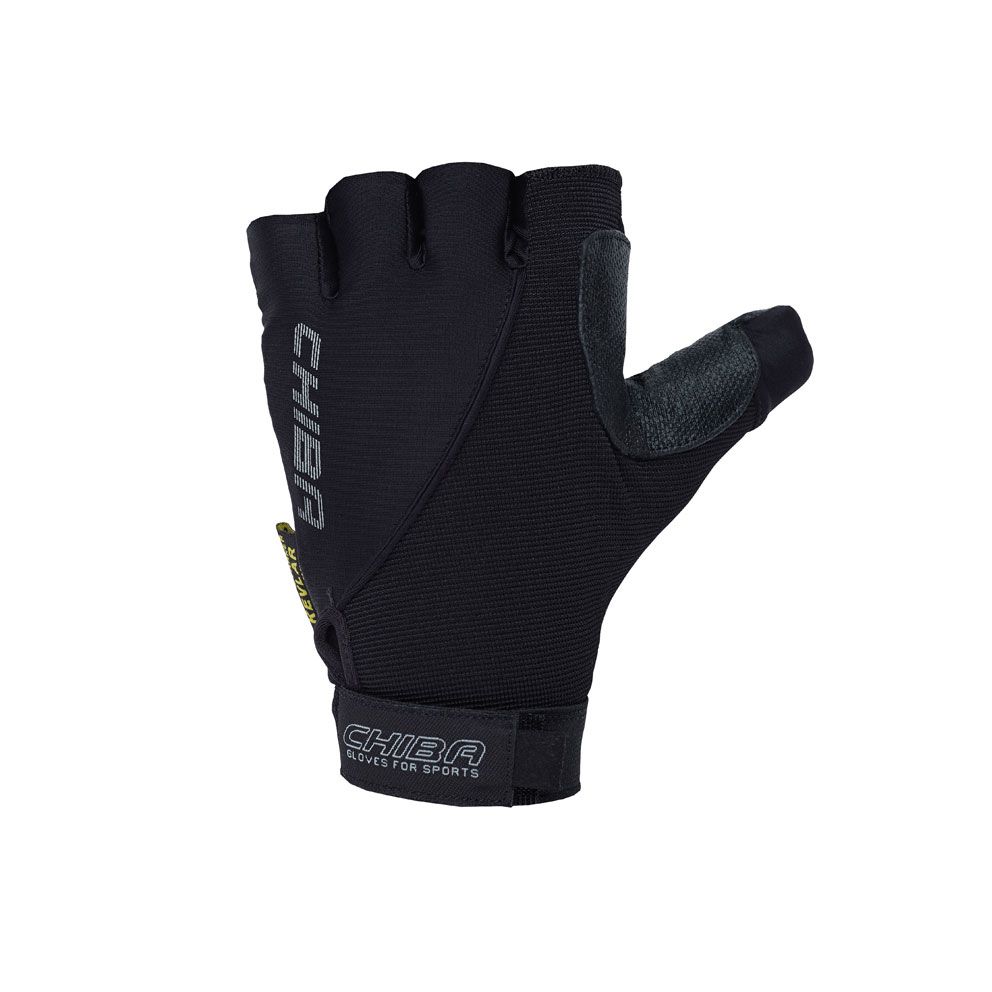 Chiba Rollstuhlhandschuhe Argon Premium II halboffen 1 St schwarz