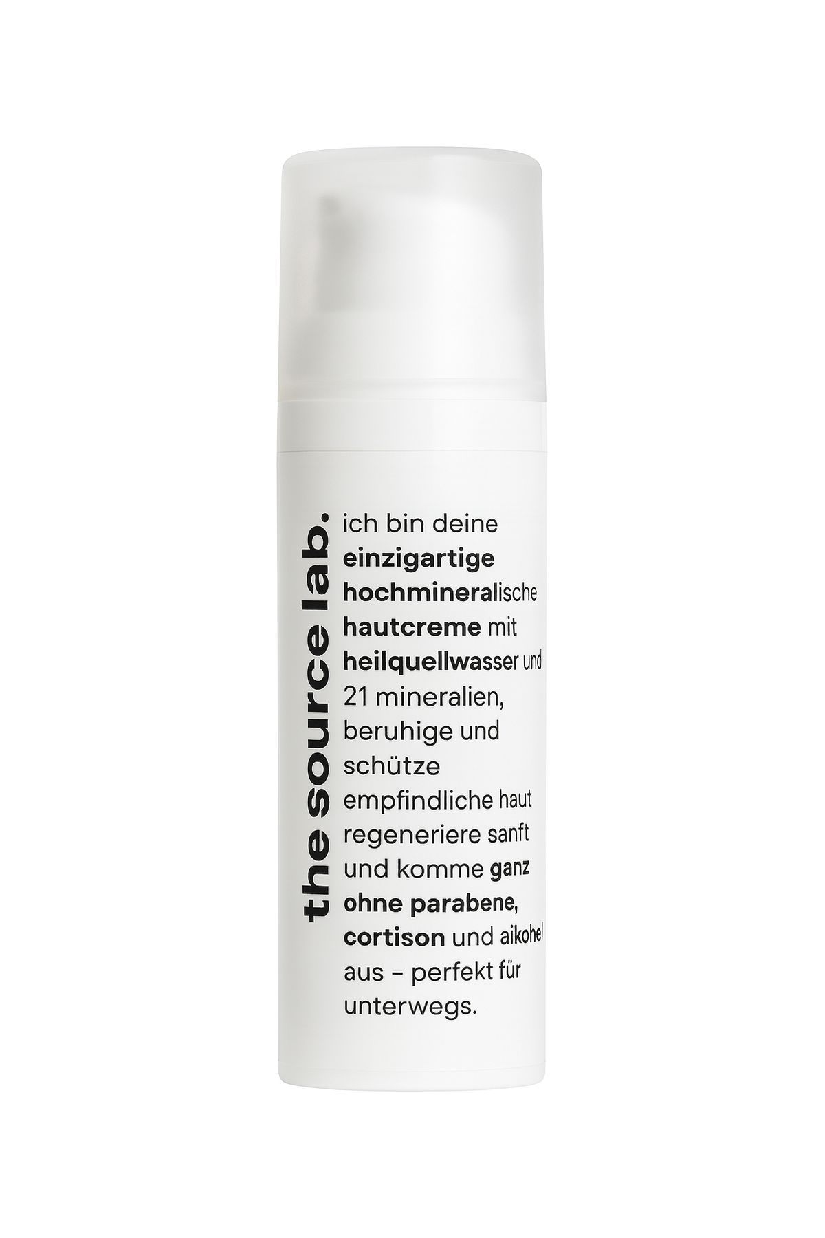 The Source Lab. Plain& Simple | Hochmineralische Pflegecreme Für Sensible Und Empfindliche Haut Tagescreme 50 Ml