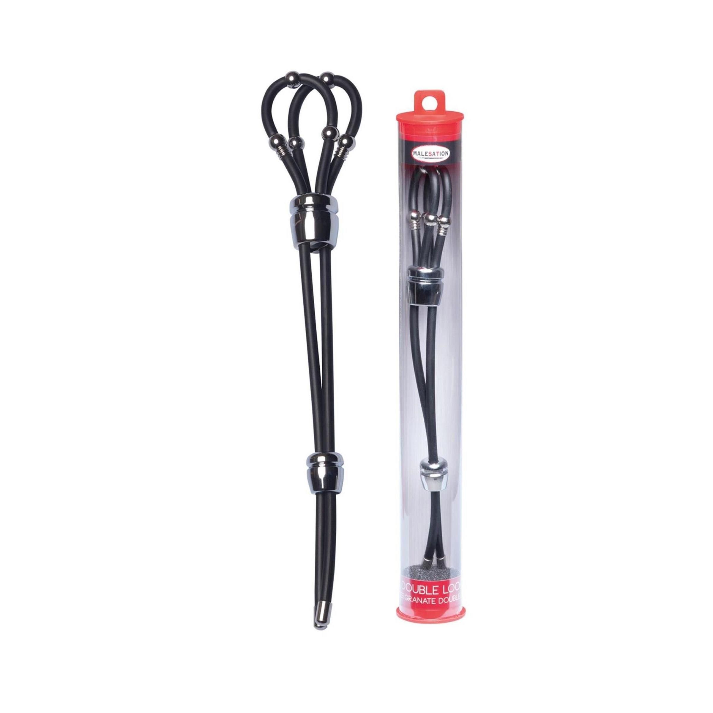 Malesation - Loop Granate Double Chrom Penisschlaufe 1 St grau