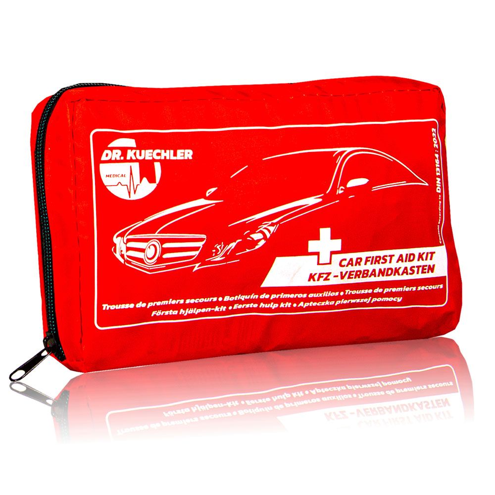 KFZ Verbandskasten – Auto Verbandtasche Erste Hilfe Set Dr. Kuechler Medical® EU konform Zubehör 1 St
