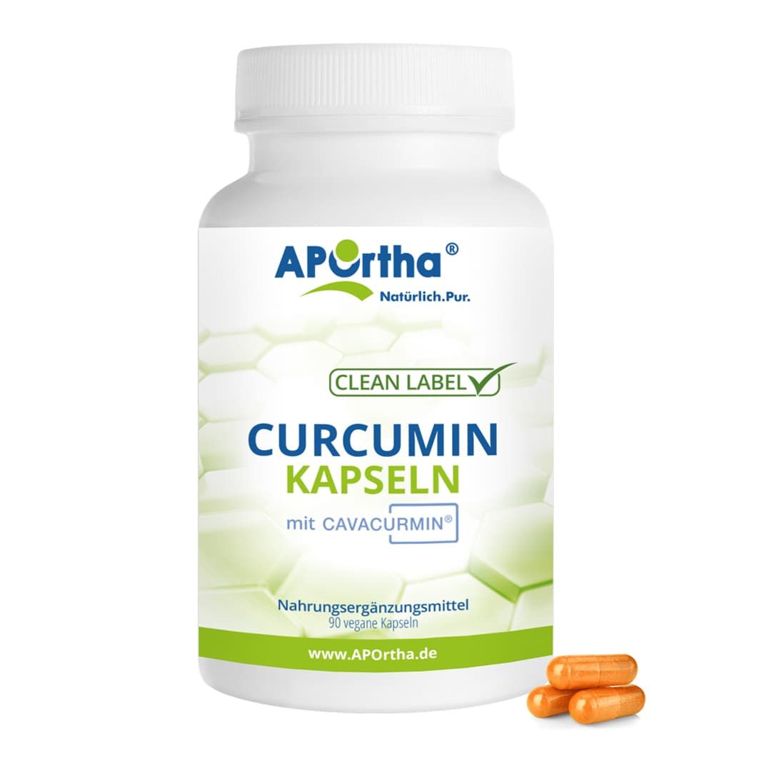 Aportha Aportha® Curcumin-Kapseln Mit Cavacurmin® Curcuma-Extrakt Kapseln 90 St