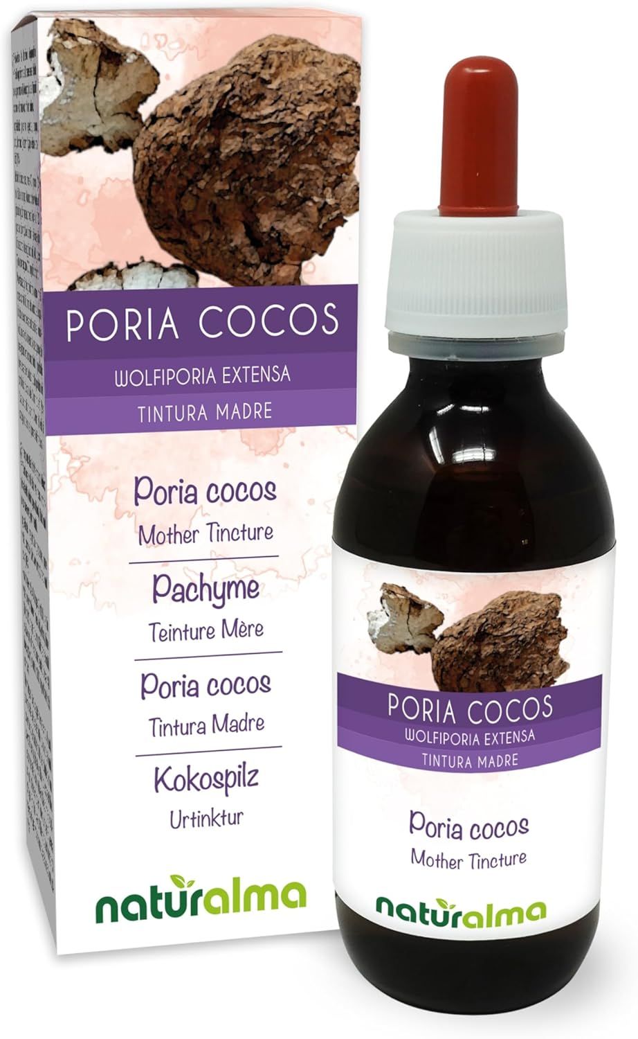 Naturalma Kokospilz Wolfiporia Extensa Flüssig Extrakt 120 Ml