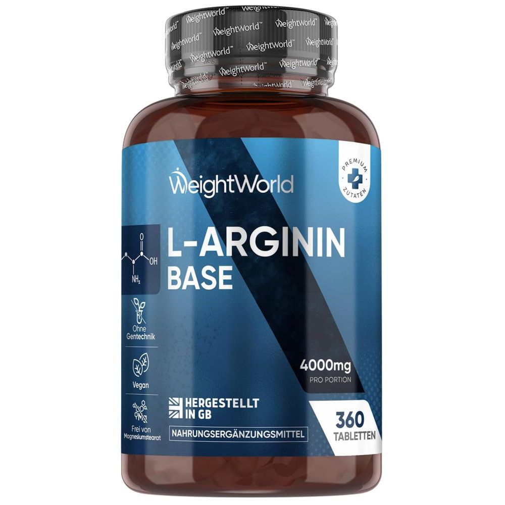 Weightworld L-Arginin (Base) Tabletten 360 St