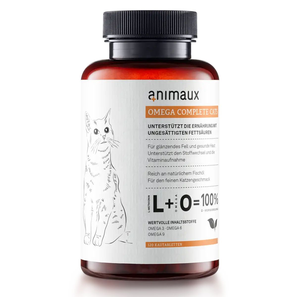 Animaux Omega Complete Cats - 3, 6 Und 9 Für Katzen Kautabletten 90 G