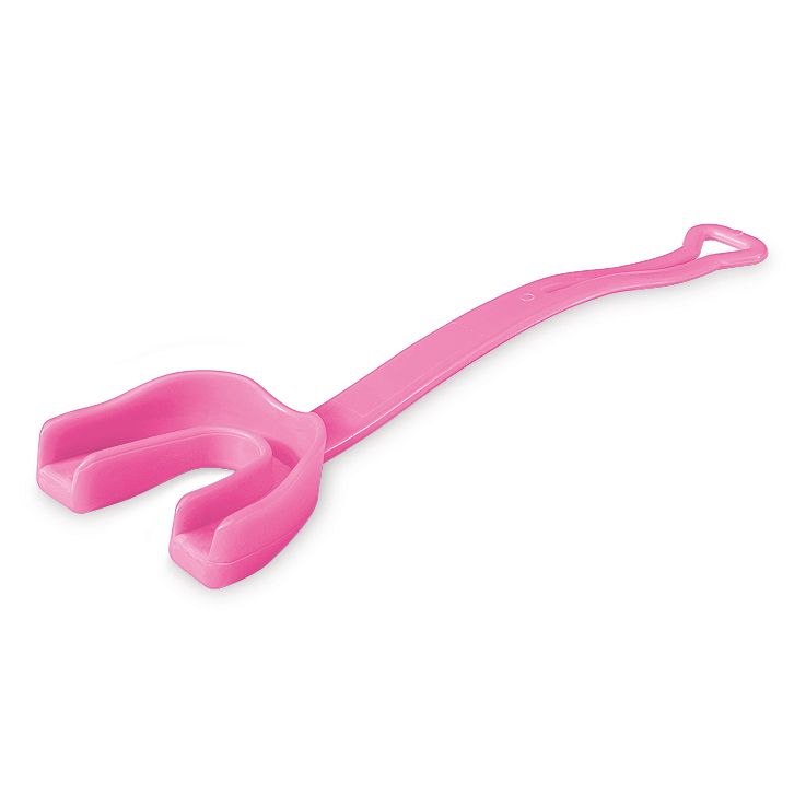 Muellerguard Mund- Zahnschutz mit Gurt 1 St pink Unisex