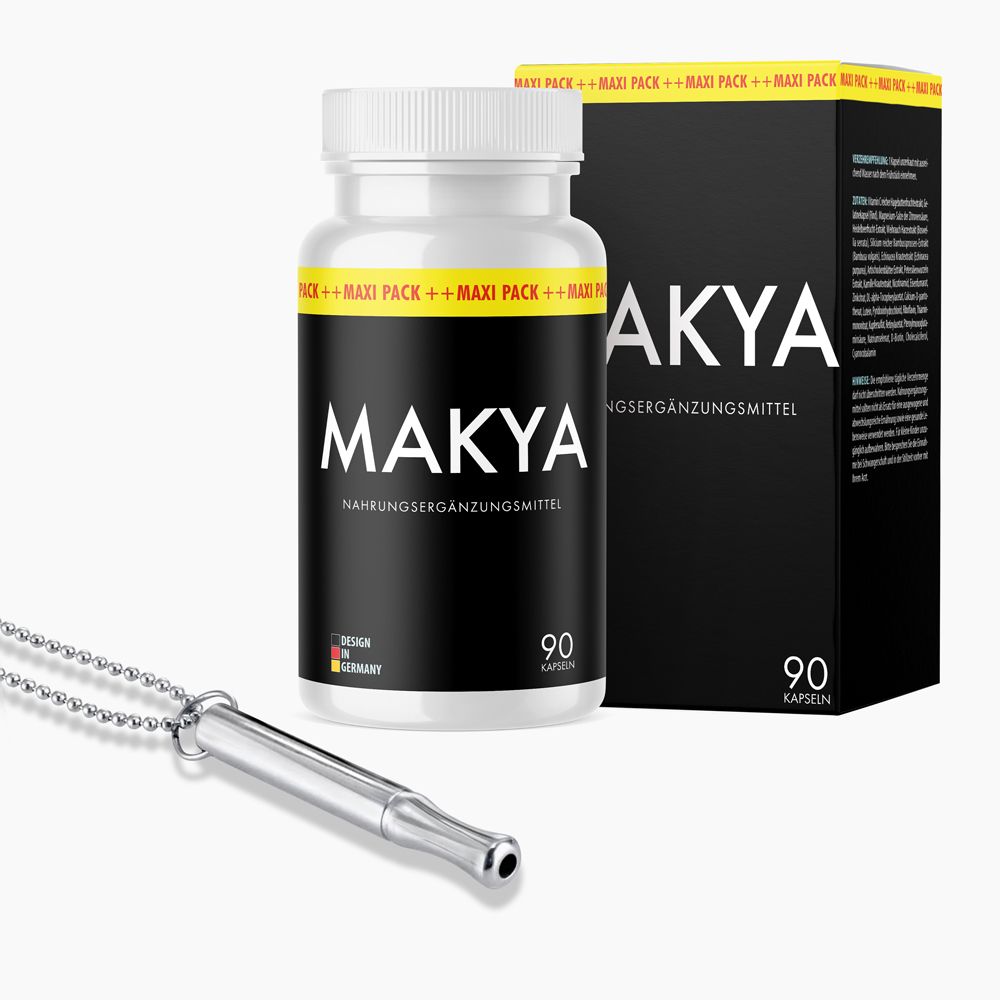 Makya Kapseln inkl. Atempfeife (silber) 2 St