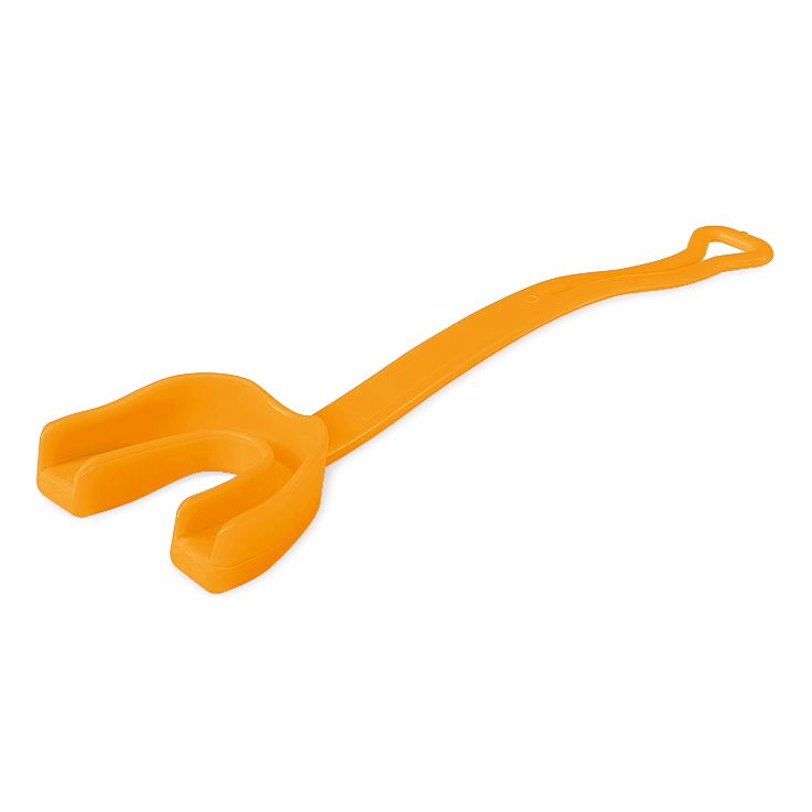 Mueller Mund- Zahnschutz mit Gurt 1 St orange