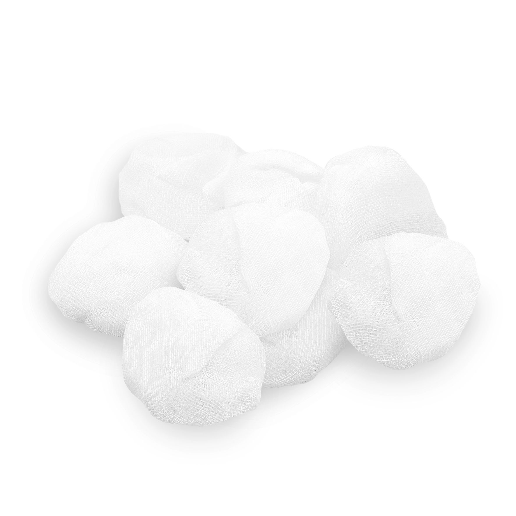 BeeSana® Mulltupfer, ohne RöKo, steril, 15 x 16 cm, Rundform, 1 Packung = 50 (2+3) Stück Tupfer 225 St