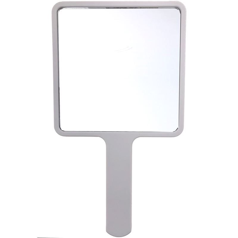 Uniq Handspiegel, quadratisch weiß 1 St