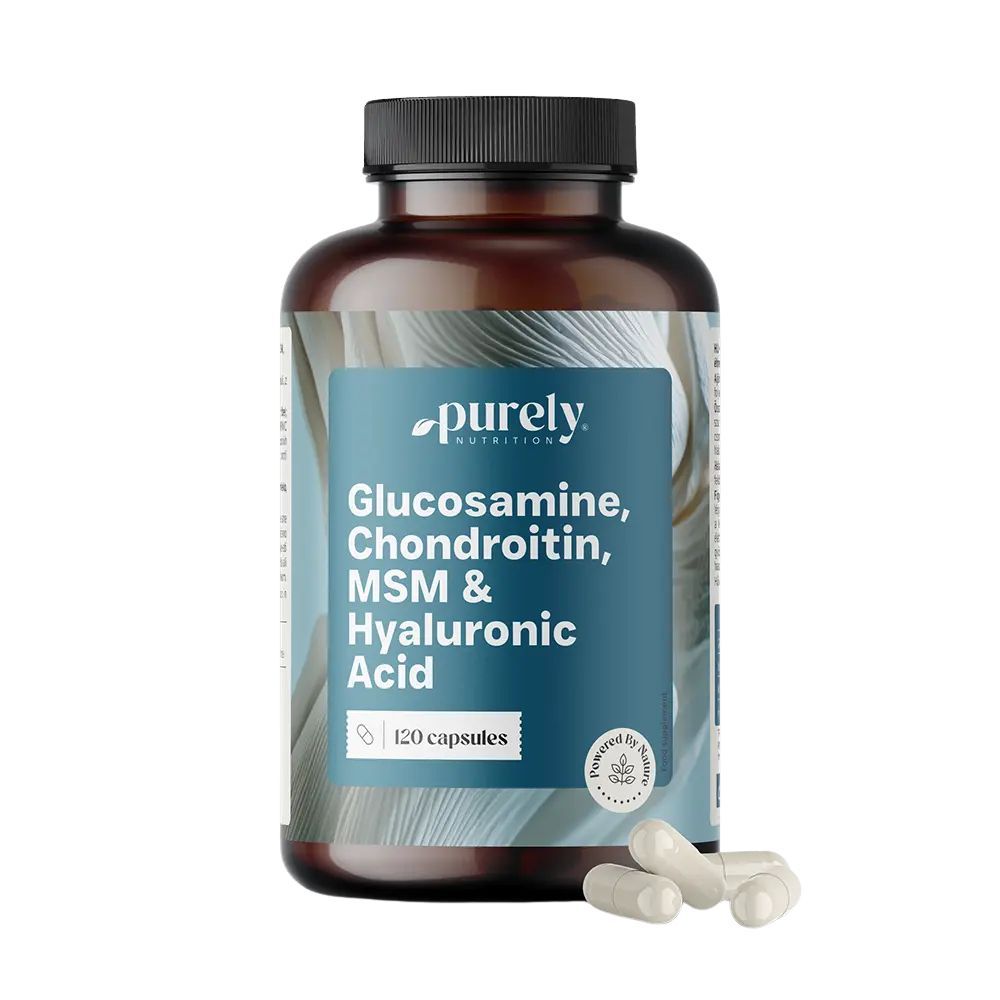 Purely Glucosamin, Chondroitin, MSM und Hyaluronsäure Kapseln 120 St
